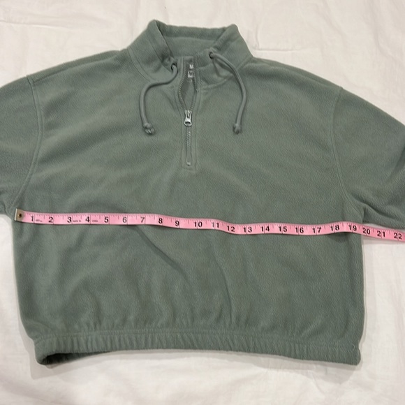 Pacsun Me to We green medium quarter zip sweatshirt - Picture 6 of 6